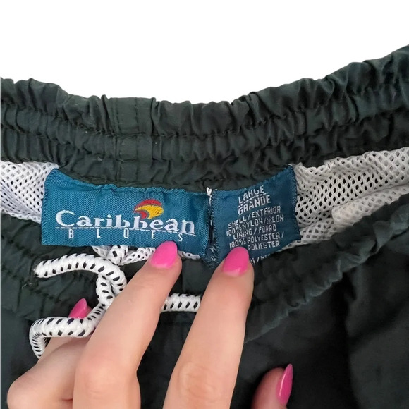 Vintage Green Swim Trunks - Picture 3 of 4